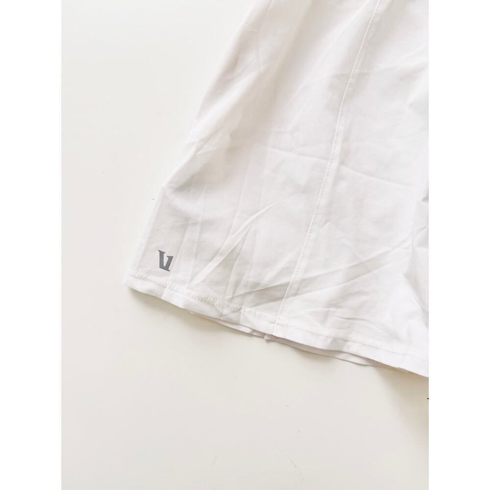 Vuori white high rise clementine pleated skirt - size small - Picture 4 of 7